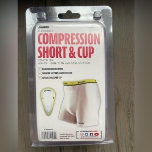 Franklin Flexpro Compression Short & Cup - Youth XS Waist- 19” - 21" inches